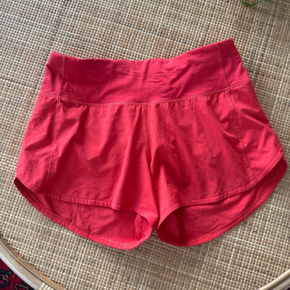 Lululemon Speed Up Midrise Lined Shorts 4” size 4